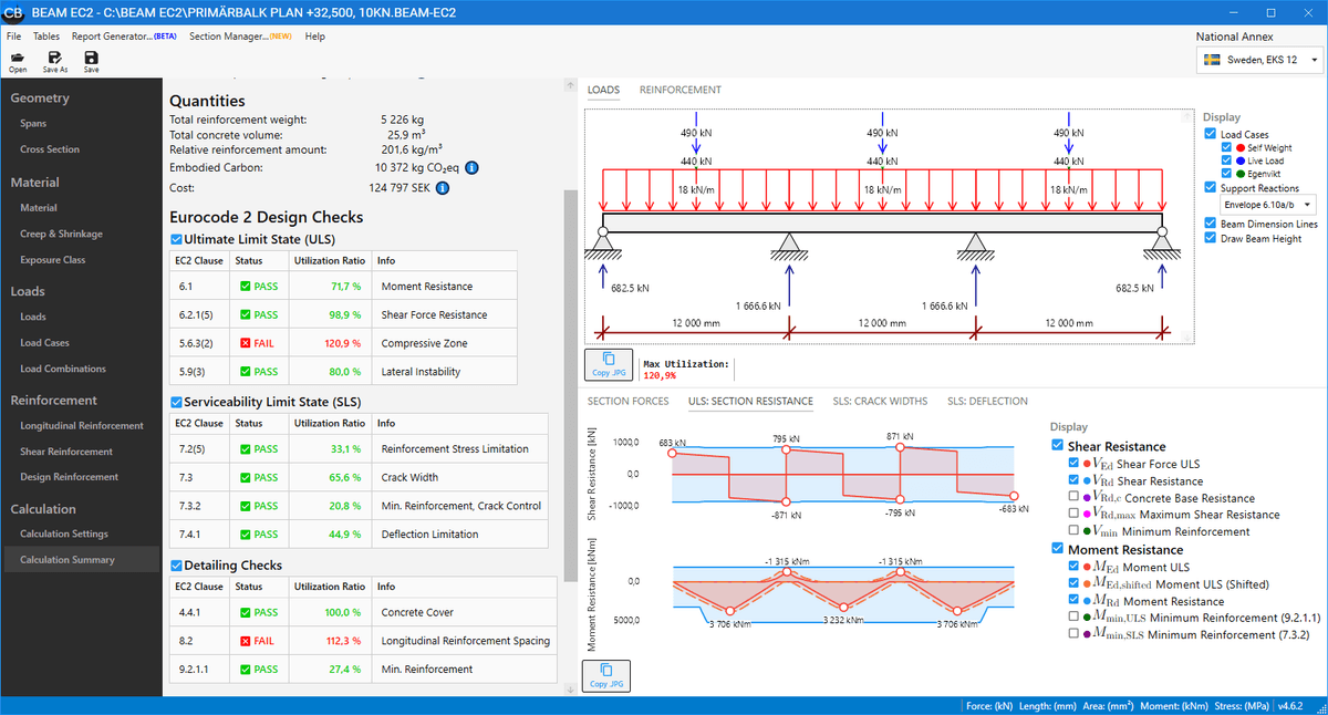 Beam EC2 Software Interface